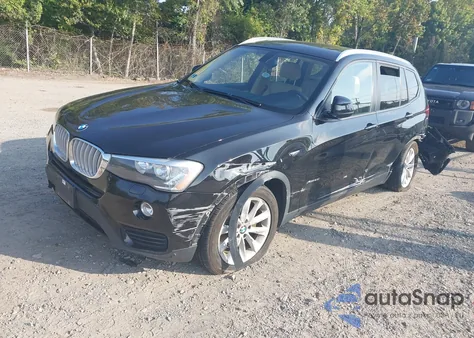 2015 BMW X3 xDrive28I из США, поврежденный, VIN 5UXWX9C5XF0D57407